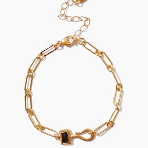 BNWT SOLD OUT Chan Luu hypersthene odyssey paper clip bracelet